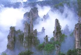 China Tianzi Mountain Wulingyuan  A
